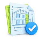 Revised drawing with an approval tick, standing for variation orders