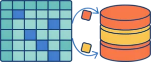 Records moving from a spreadsheet into a structured project database