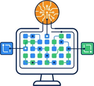 Additional modules and an AI panel joining an existing project system