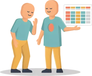 A parent asking the portal assistant about a class time and receiving an answer