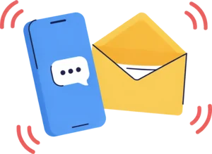 Messages going out to parents by app and email