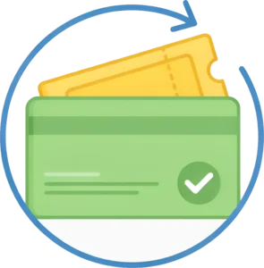 Voucher code and refund approval on a membership account