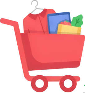 Icon for the ecommerce module in the Episcript custom ERP system