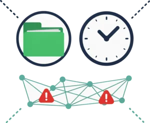 AI checking an entity record for missing particulars and expired documents