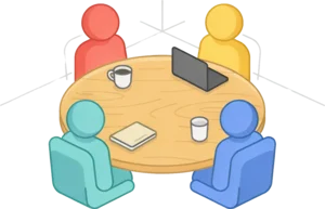Members seated at an association briefing