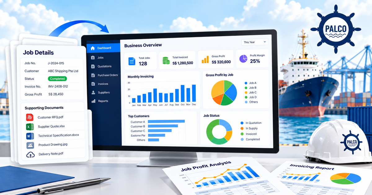 Marine ERP Software for Palco Marine Services