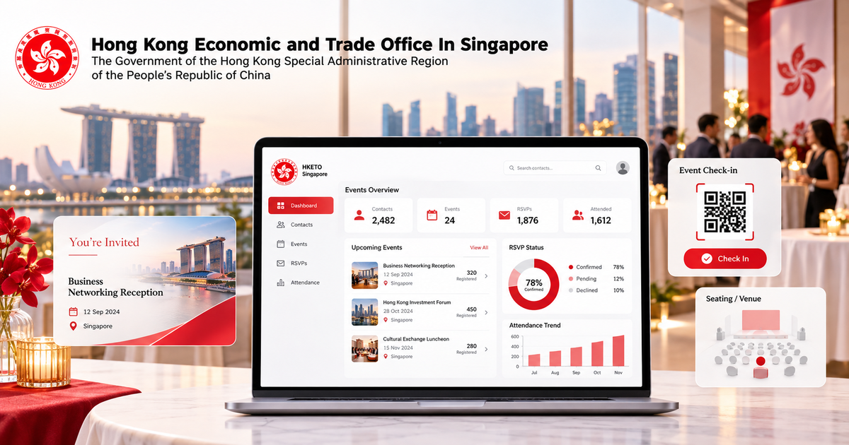 CRM and Event Management System for the Hong Kong Economic & Trade Office in Singapore